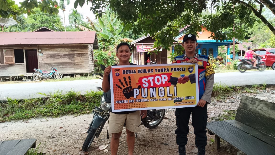 Polsek Rungan Sosialisasi Bahaya Pungutan Liar, Lindungi Hak Warga