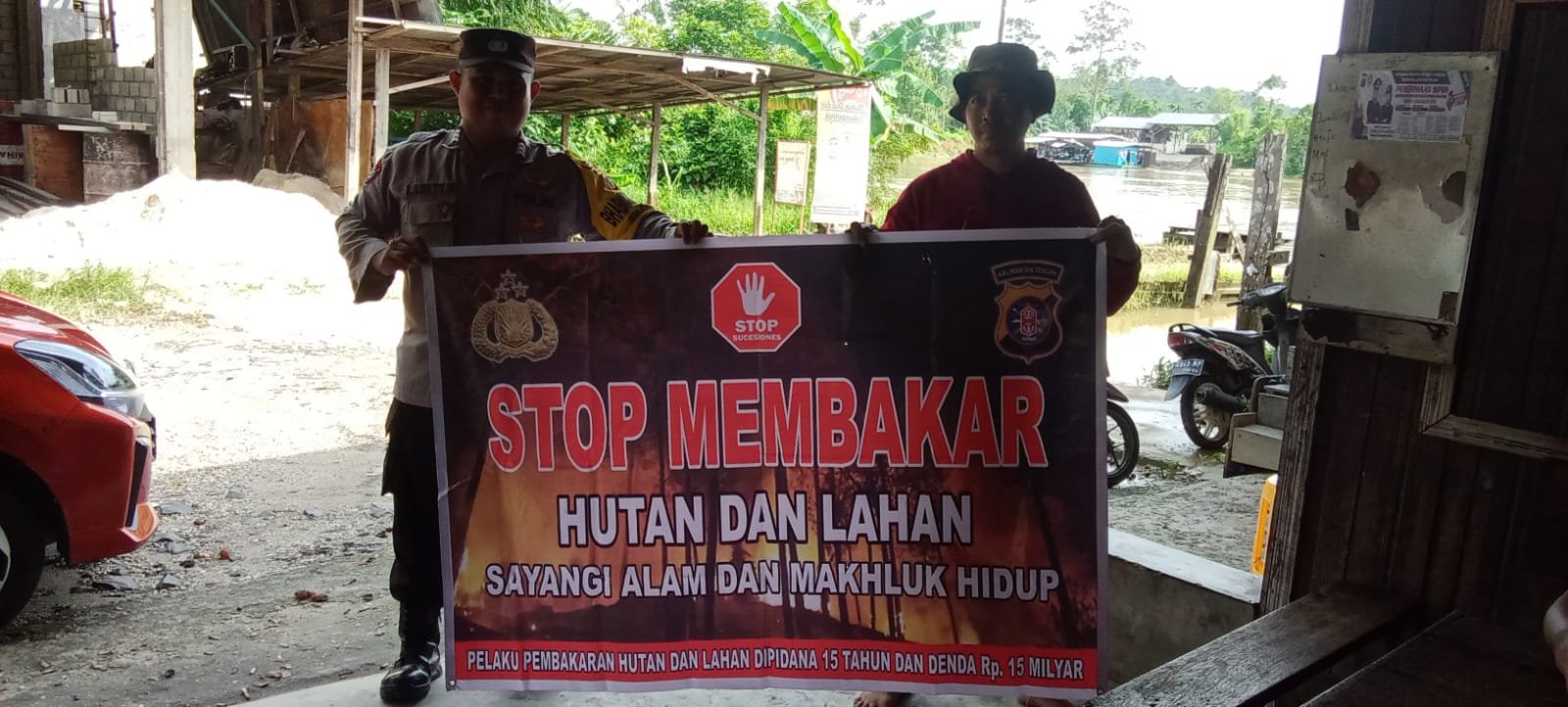 Polsek Kurun Prioritaskan Keselamatan Masyarakat dari Kebakaran Hutan