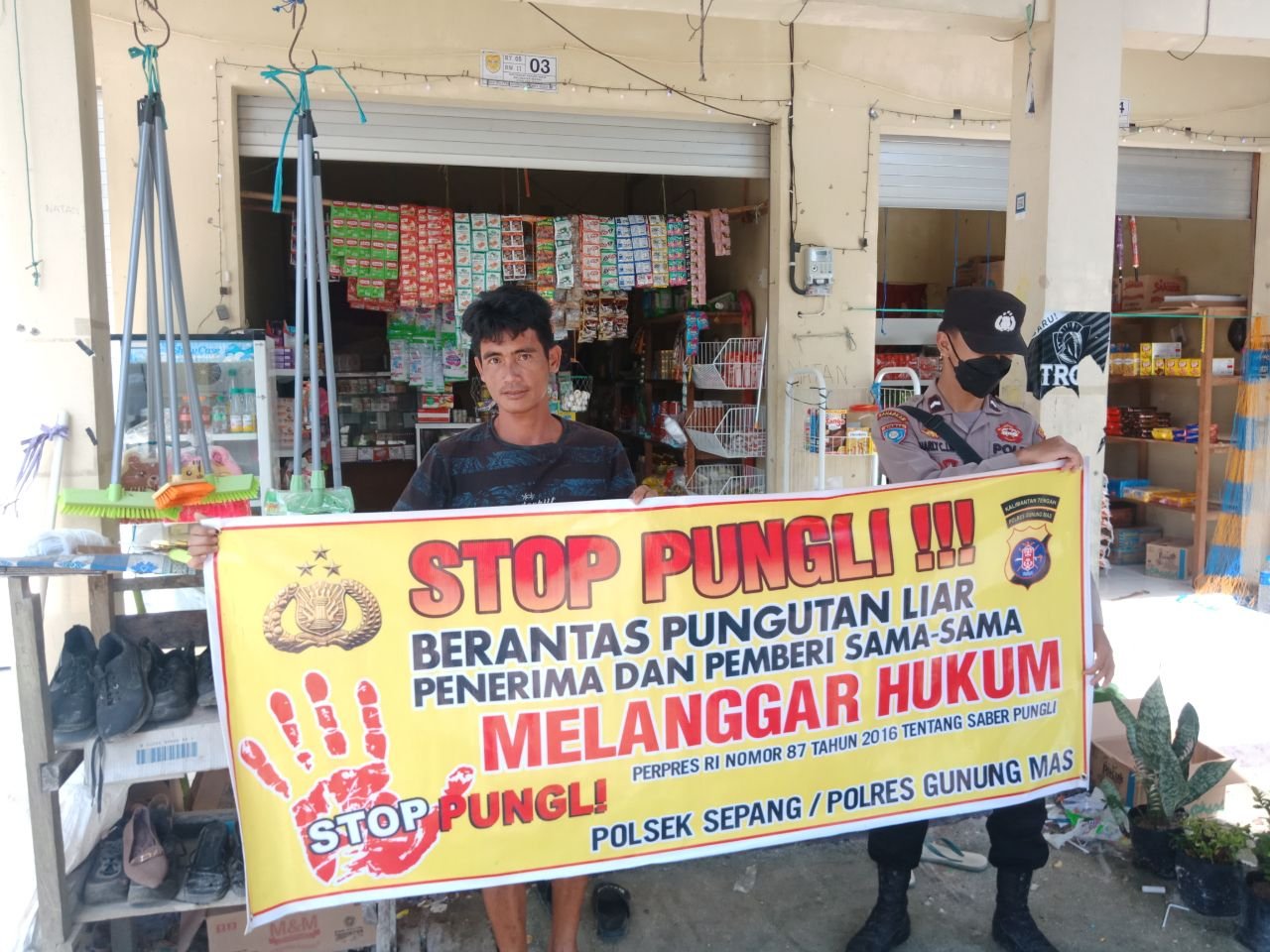 Polsek Sepang Ajak Warga Peduli hingga Pungutan Liar Punah