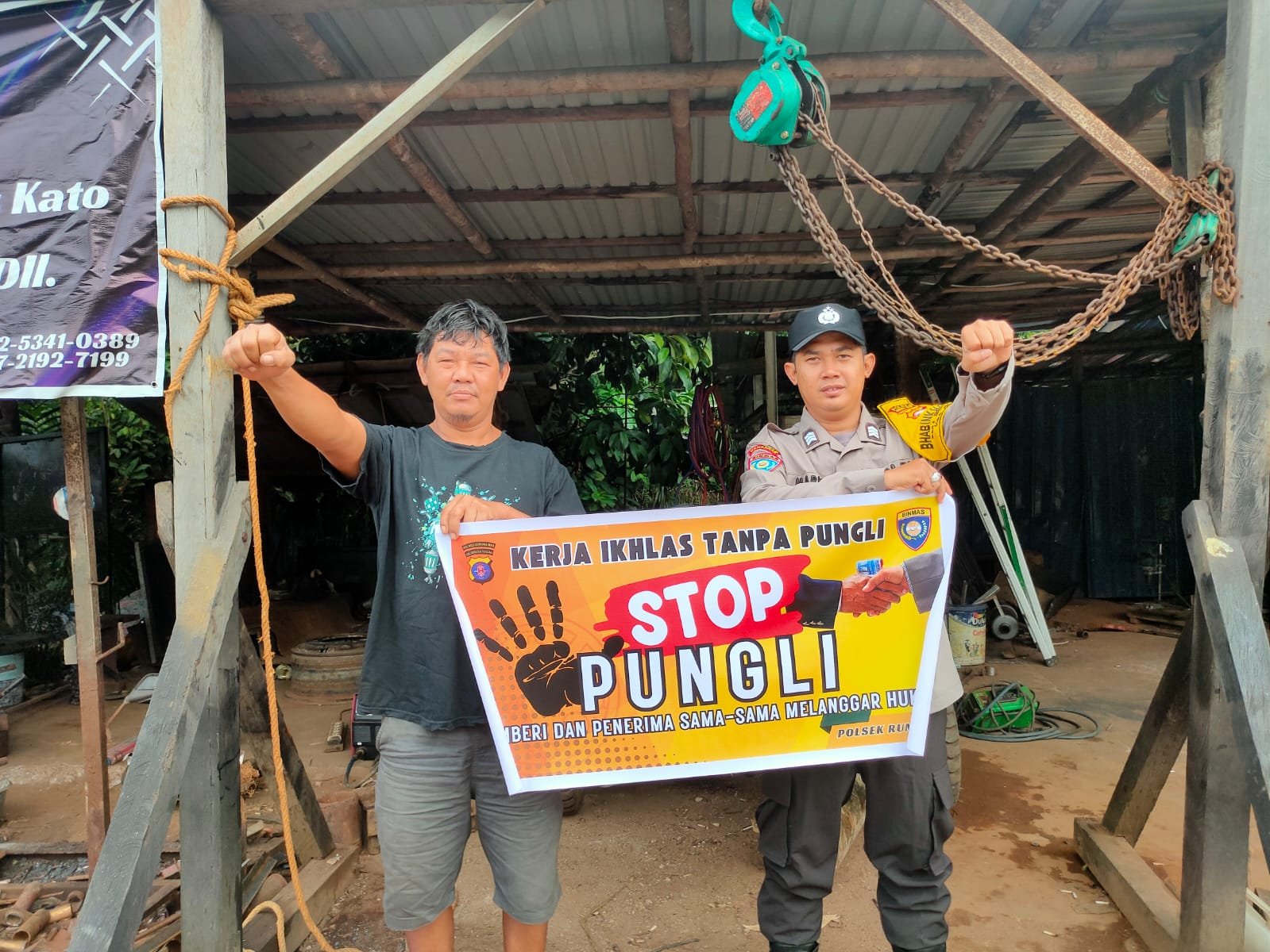 Polsek Rungan Sosialisasi Bahaya Pungutan Liar, Lindungi Hak Warga