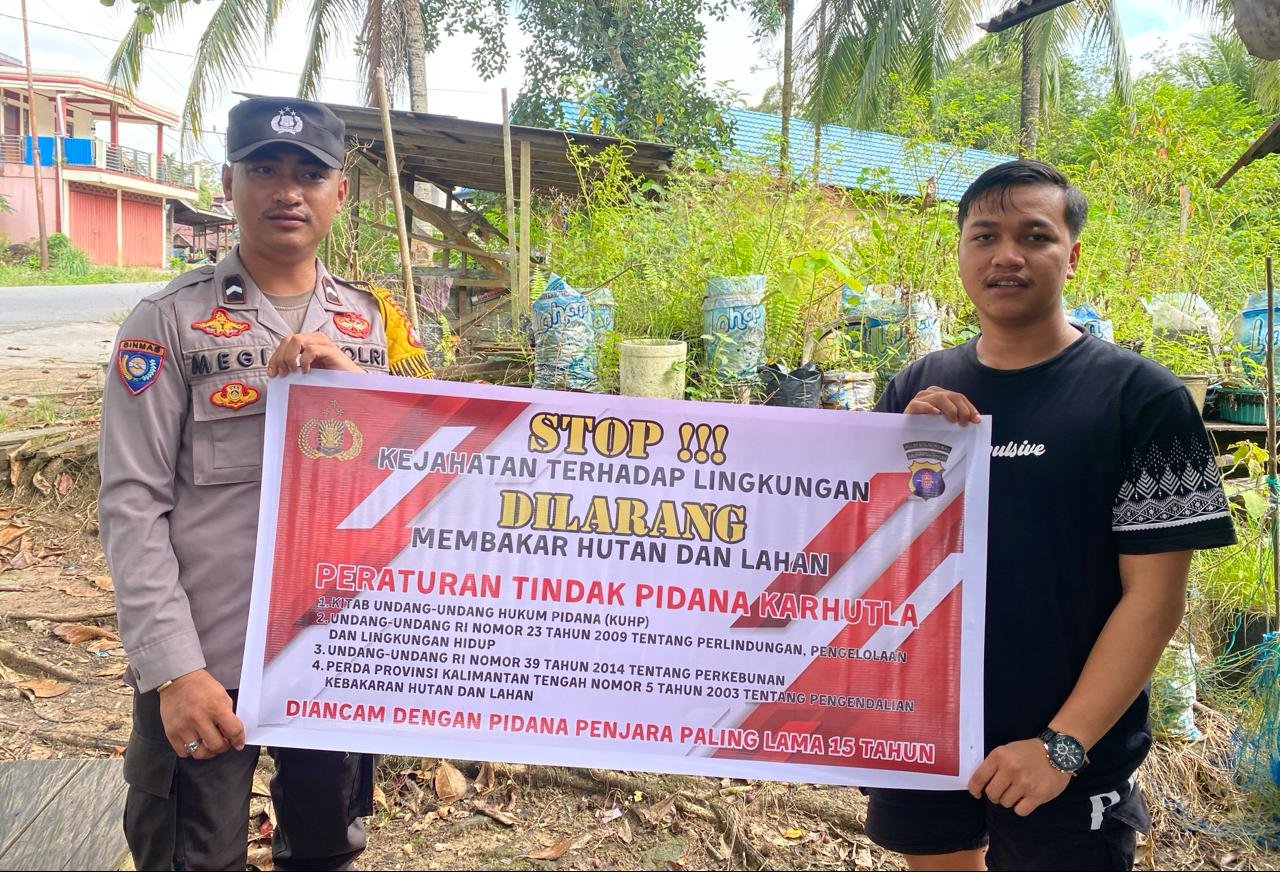 Pencegahan Kebakaran Hutan: Polsek Rungan Rutin Patroli Rawan Kebakaran