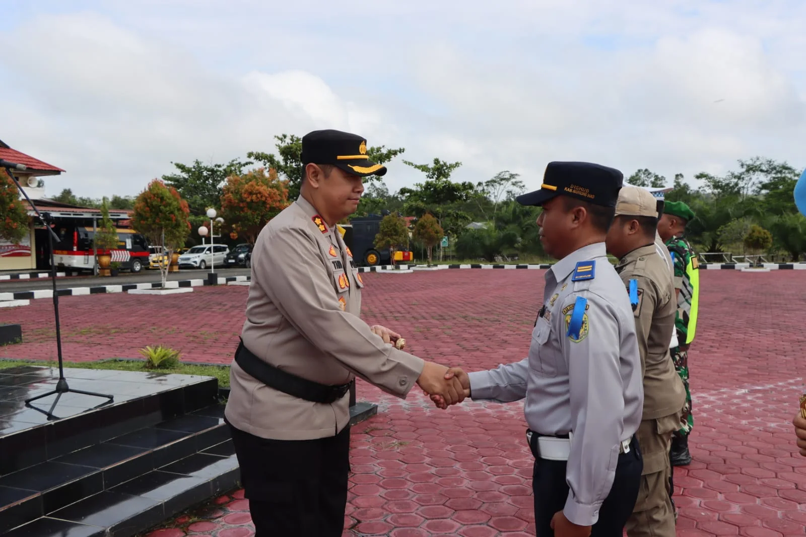 Penegakan Hukum Lalu Lintas Terhadap 7 Pelanggaran, Amanat Kapolda Kalteng yang Dibacakan Kapolres Gunung Mas