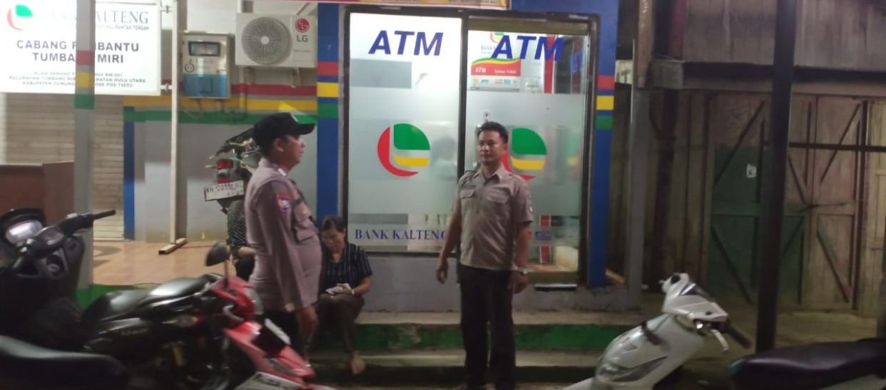 Polsek Kahayan Hulu Utara, Jaga Keamanan dengan Patroli Malam Hari