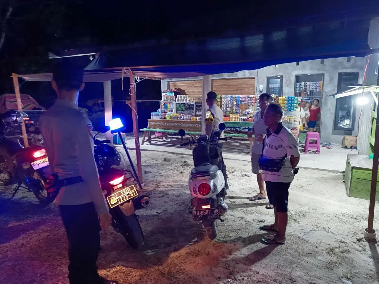 Untuk Ciptakan Kamtibmas Kondusif, Polsek Sepang Tingkatkan Patroli Malam Hari