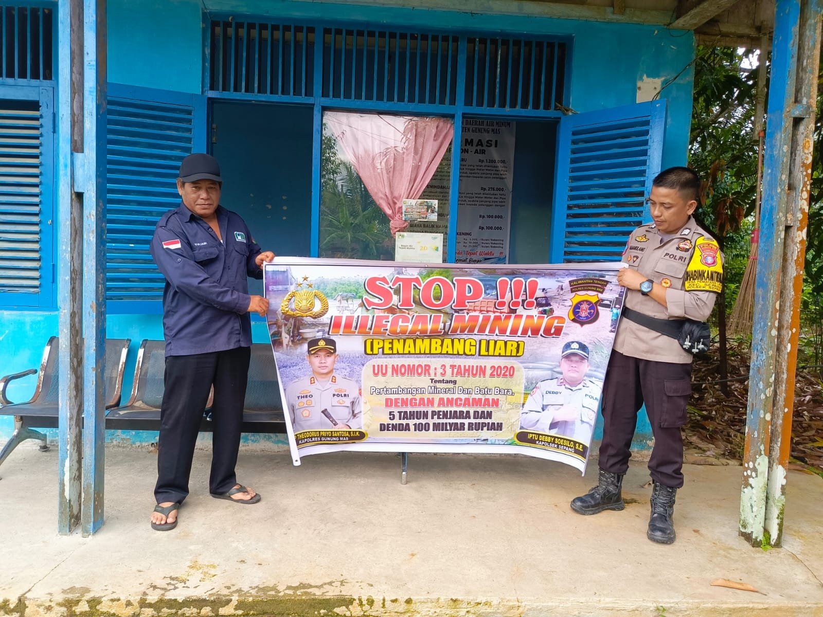 Polsek Kahut Gencar Sosialisasi Bahaya Lingkungan Akibat Tambang Ilegal