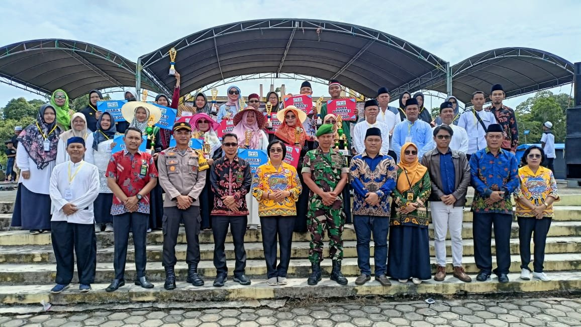 Wakapolres Gunung Mas Hadiri Pawai Tarhib Ramadhan 1445 H