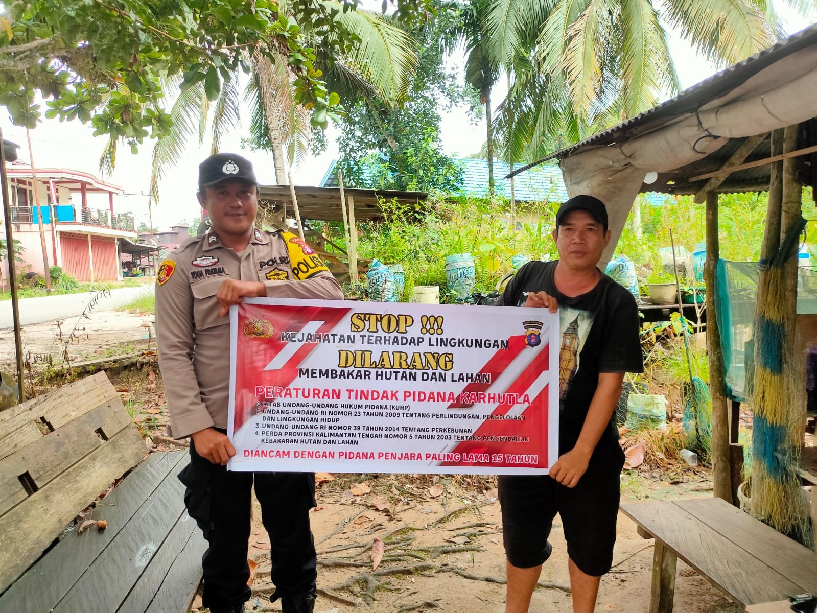 Pencegahan Kebakaran Hutan: Polsek Rungan Rutin Patroli Rawan Kebakaran