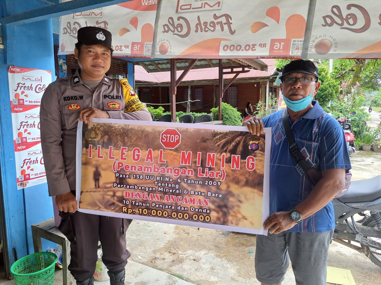 Polsek Rungan Bergerak Aktif dalam Pencegahan Tambang Ilegal