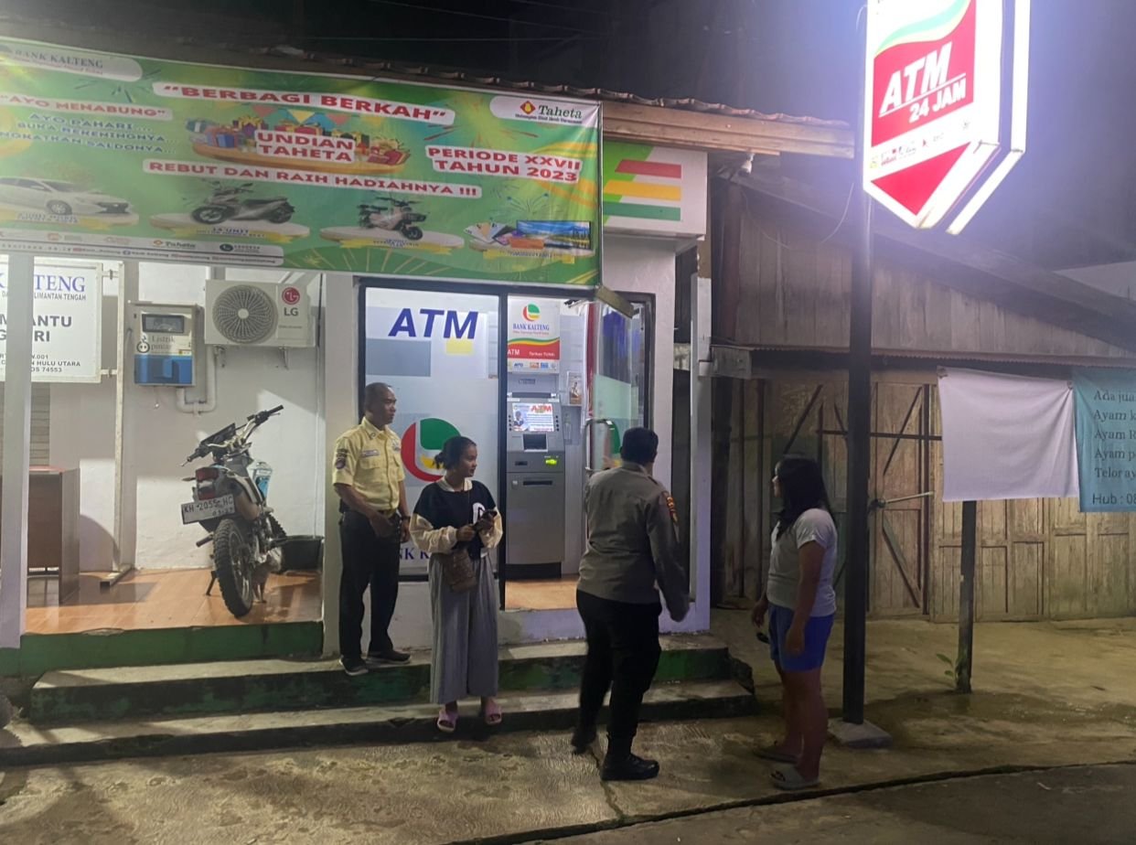 Polsek Kahayan Hulu Utara, Jaga Keamanan dengan Patroli Malam Hari