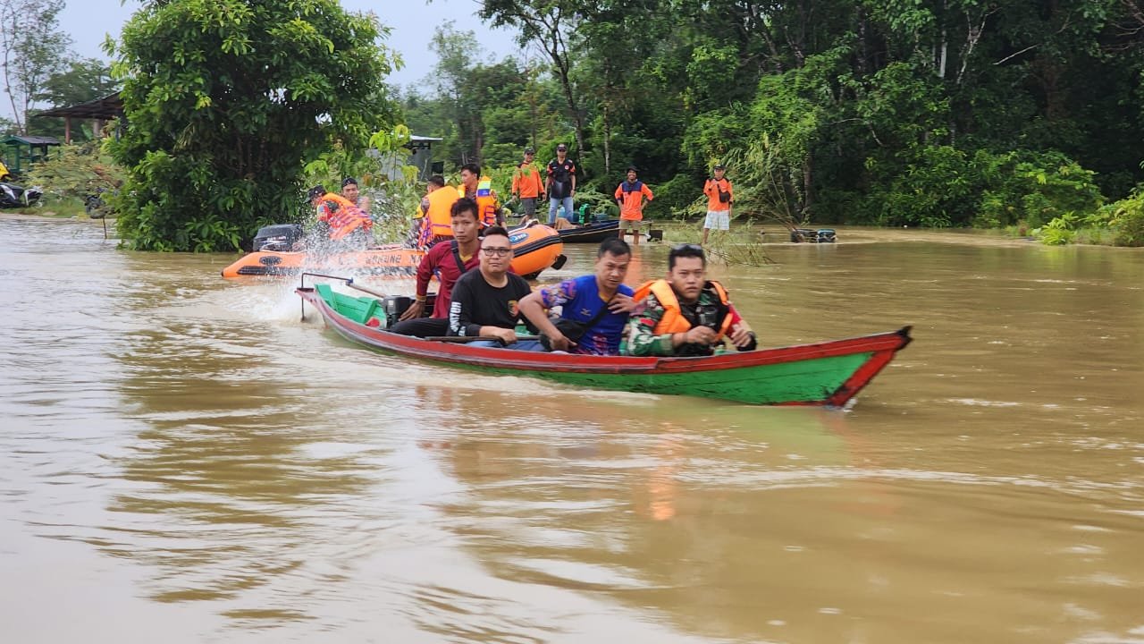Tim Gabungan Masih Melakukan Pencarian Korban Tenggelam di Sungai Kahayan, Wilayah Sepang