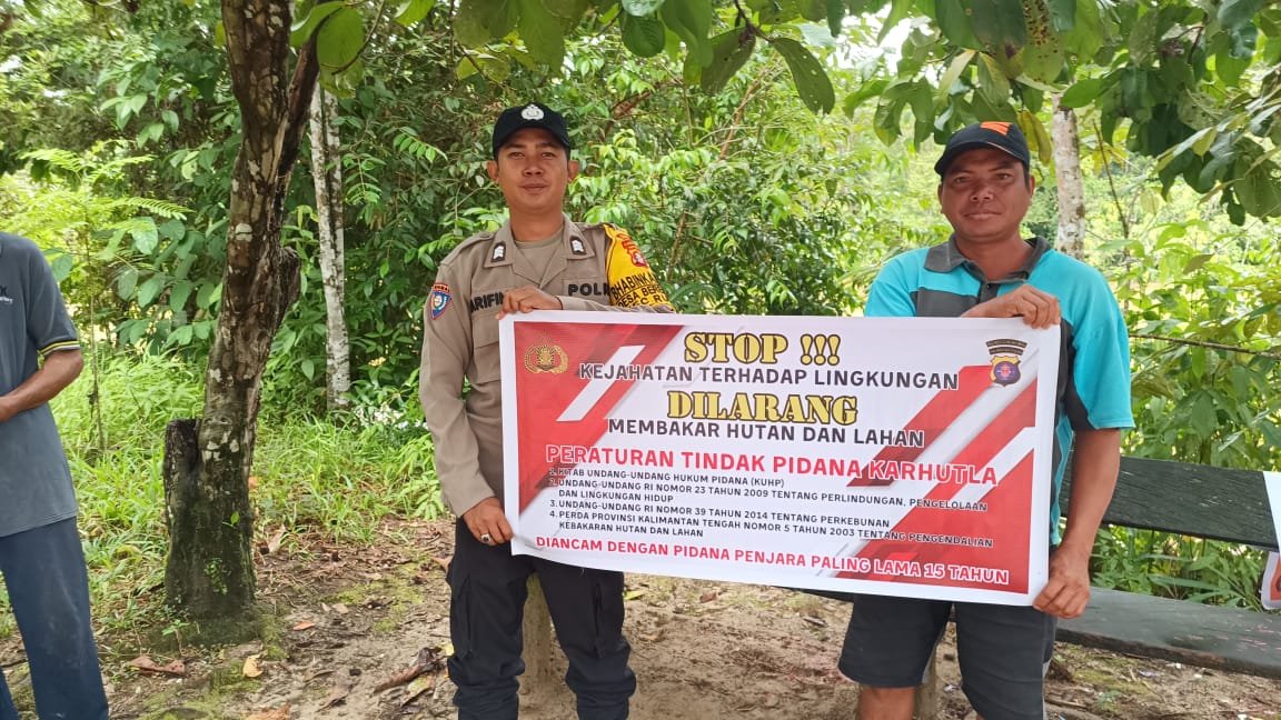 Pencegahan Kebakaran Hutan: Polsek Rungan Rutin Patroli Rawan Kebakaran