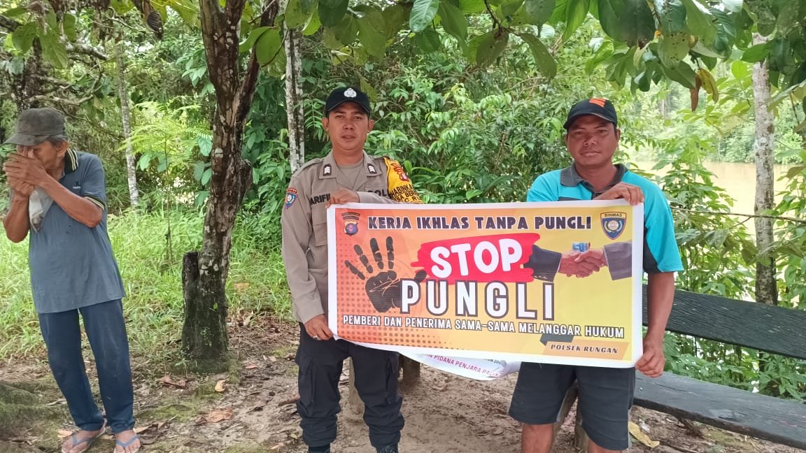 Polsek Rungan Sosialisasi Bahaya Pungutan Liar, Lindungi Hak Warga