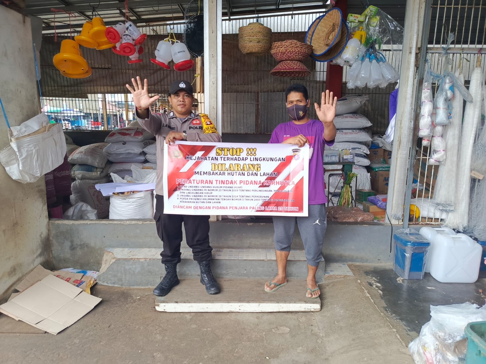 Pencegahan Kebakaran Hutan: Polsek Rungan Rutin Patroli Rawan Kebakaran