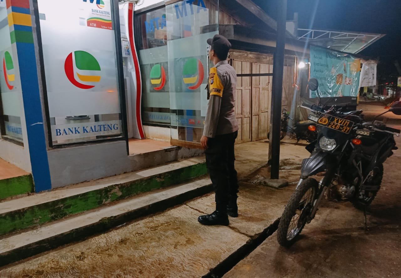 Polsek Kahayan Hulu Utara, Jaga Keamanan dengan Patroli Malam Hari