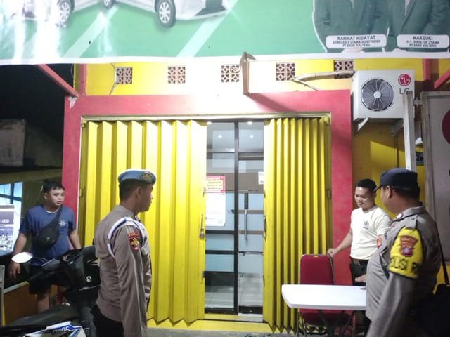 Polsek Manuhing Patroli Malam Hari, Pastikan Wilayah Hukumnya Tetap Aman