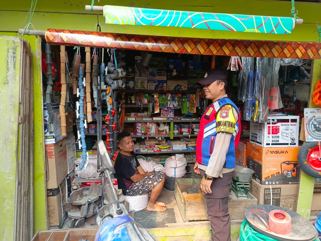 Polsek Sepang Cegah Kejahatan dengan Patroli Rutin