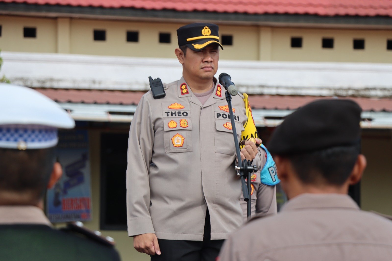 Apel Pagi Jam Pimpinan: Kapolres Gunung Mas Menekan Keaktifan Personel Siaga Harkamtibmas Selama Hari Libur