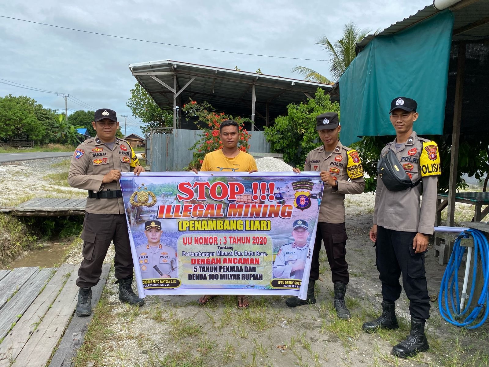 Sosialisasi Bahaya Tambang Ilegal oleh Polsek Sepang: Lindungi Sumber Daya Alam