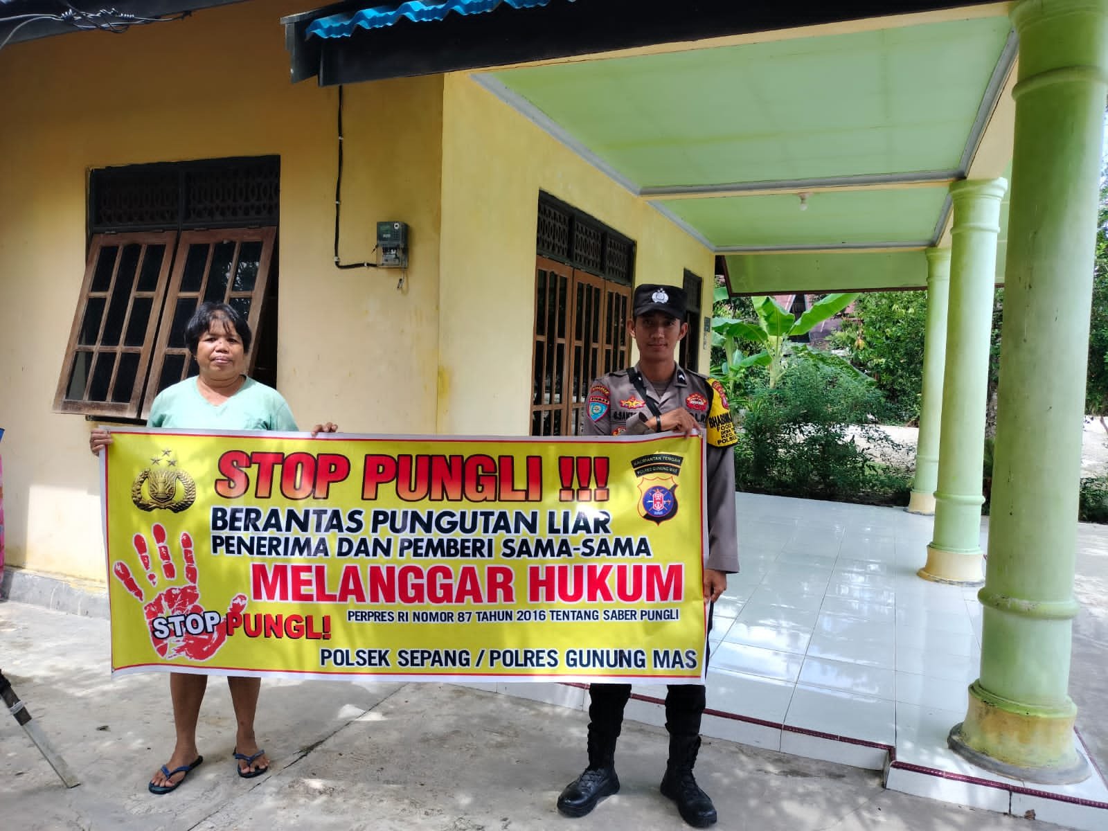 Polsek Sepang Ajak Warga Peduli hingga Pungutan Liar Punah