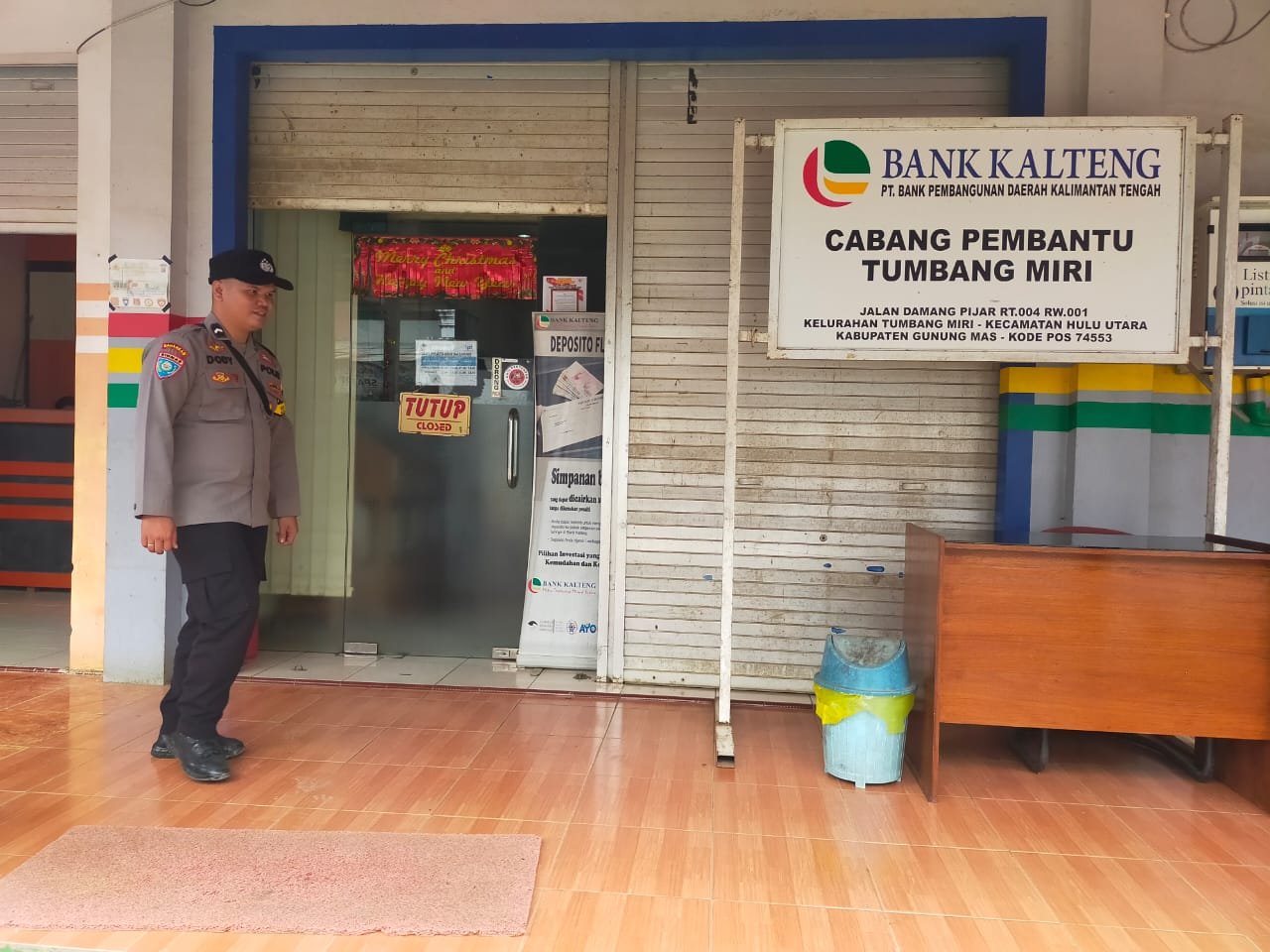 Polsek Kahut Cegah Kejahatan dengan Patroli Rutin