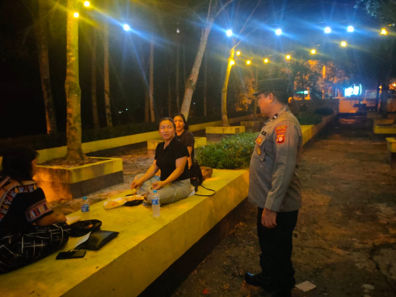 Satuan Samapta Polres Gunung Mas Jaga Keamanan dengan Patroli Malam Hari