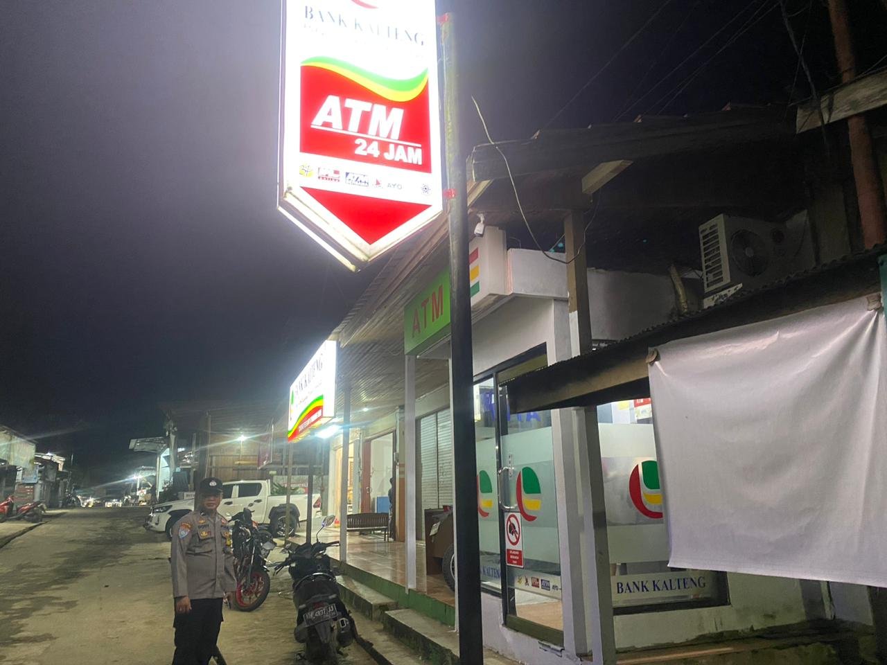 Polsek Kahayan Hulu Utara, Jaga Keamanan dengan Patroli Malam Hari