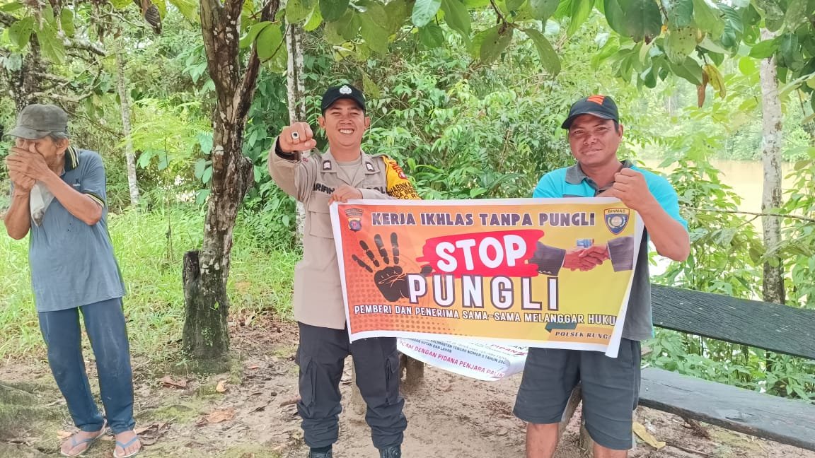 Polsek Rungan Sosialisasi Bahaya Pungutan Liar, Lindungi Hak Warga