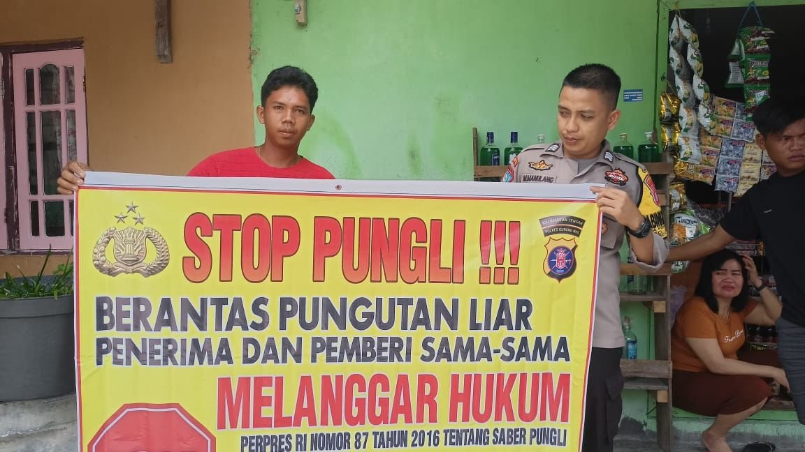 Polsek Manuhing Bergerak Aktif Melawan Pungutan Liar yang Merugikan