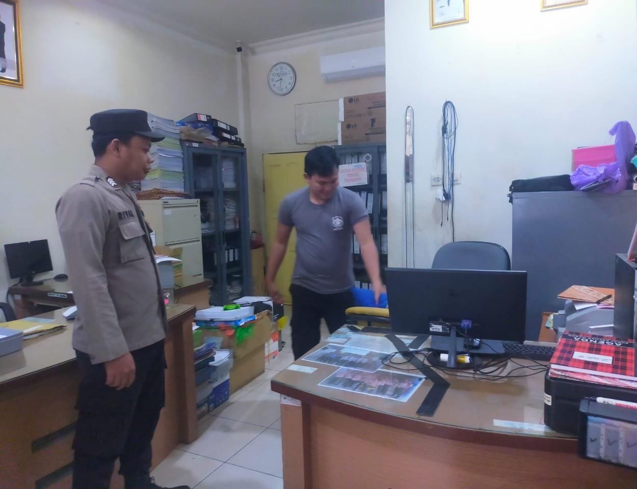 Polsek Kahayan Hulu Utara, Jaga Keamanan dengan Patroli Malam Hari