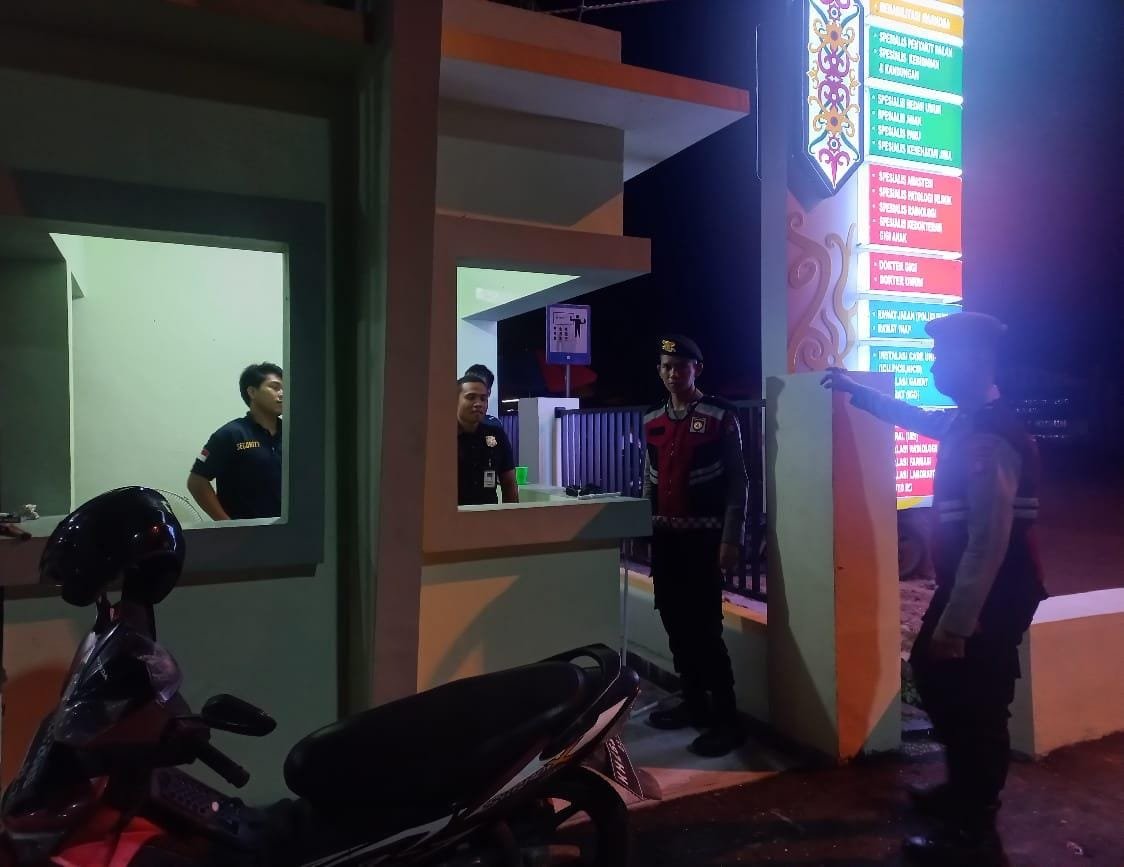 Satsamapta Polres Gunung Mas Rutin Patroli ke Objek Vital untuk Memelihara Keamanan