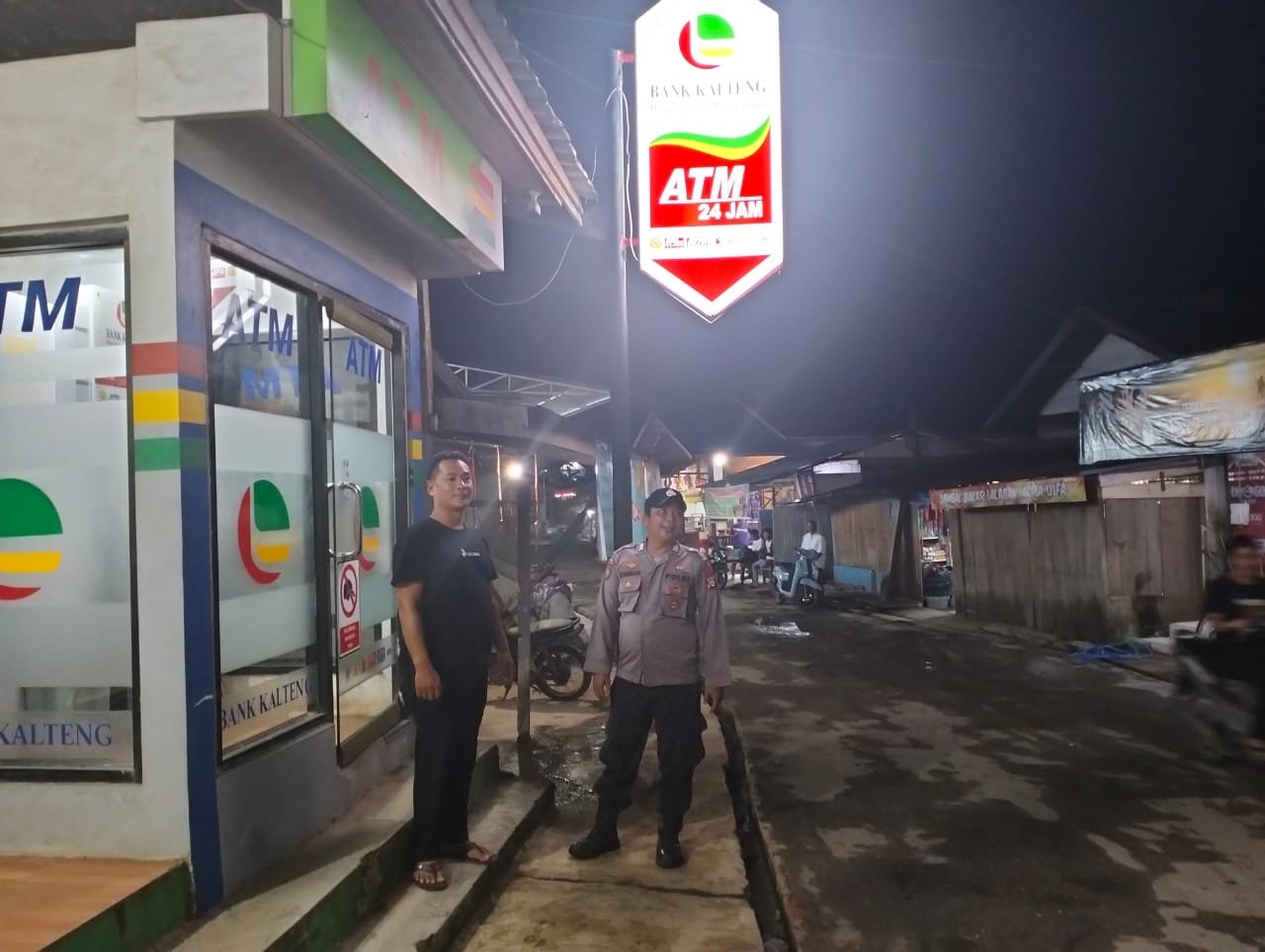Polsek Kahayan Hulu Utara, Jaga Keamanan dengan Patroli Malam Hari