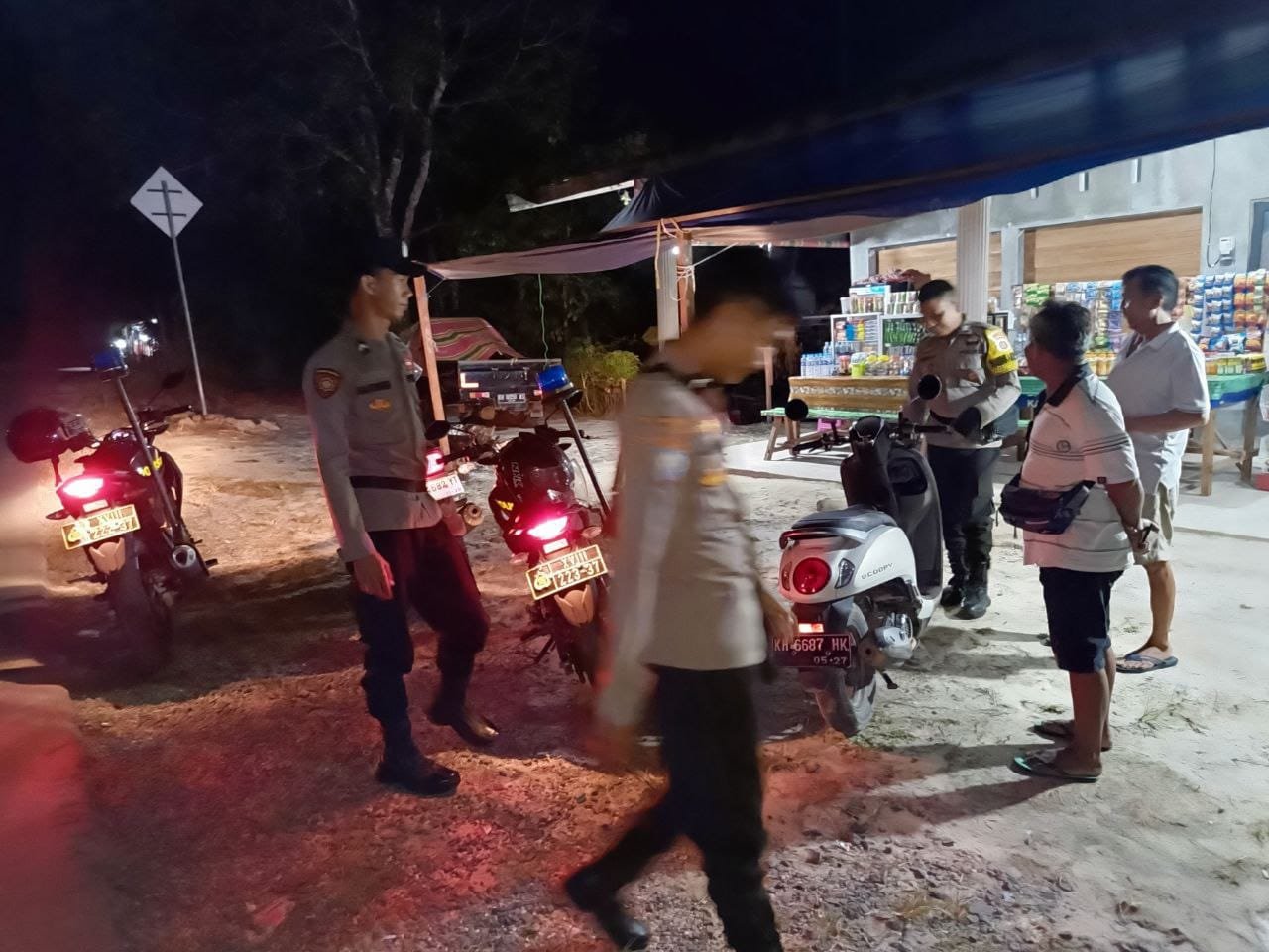 Untuk Ciptakan Kamtibmas Kondusif, Polsek Sepang Tingkatkan Patroli Malam Hari