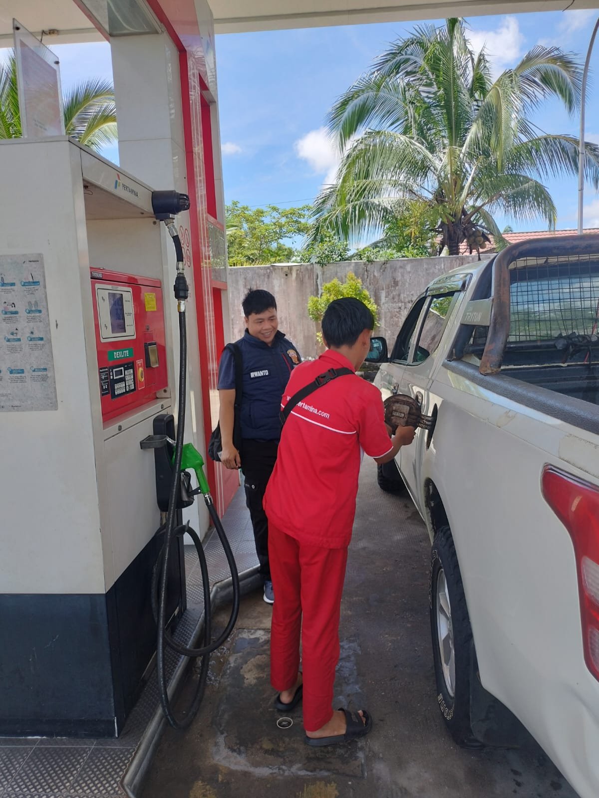 Patroli Sambang Satreskrim Polres Gumas Cegah Praktik Curang di SPBU