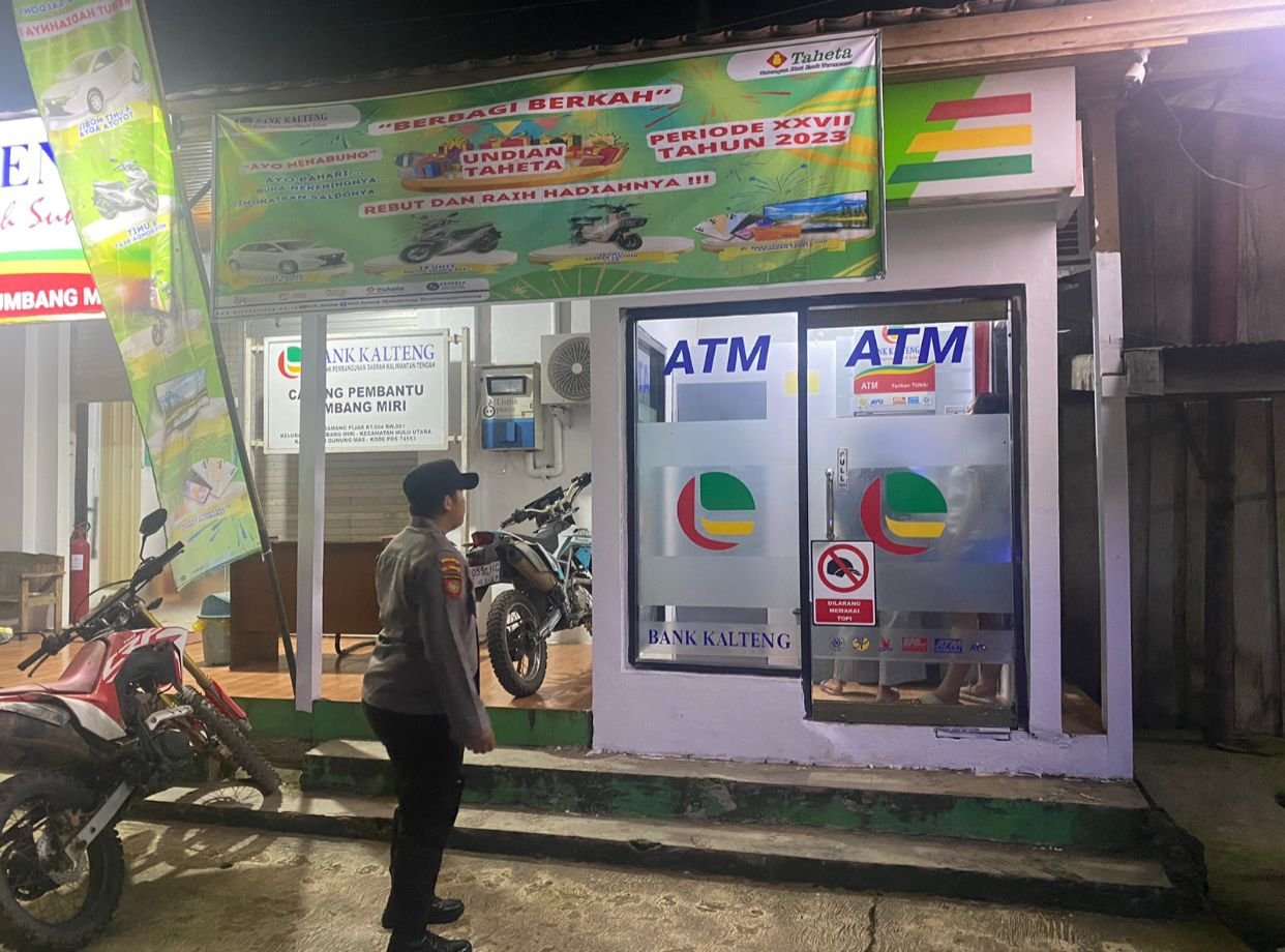 Polsek Kahayan Hulu Utara, Jaga Keamanan dengan Patroli Malam Hari