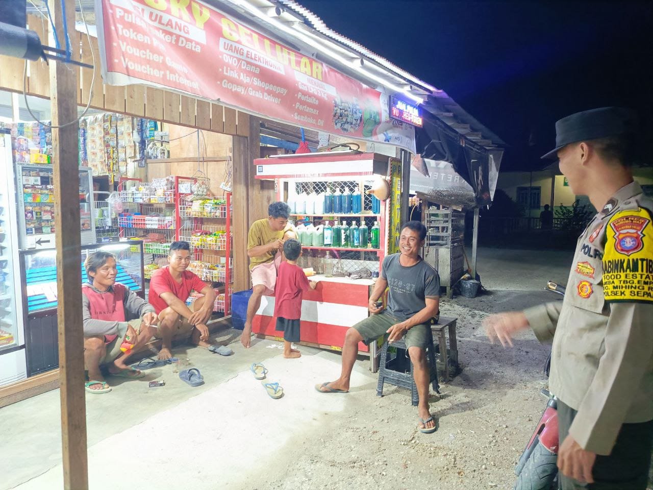 Untuk Ciptakan Kamtibmas Kondusif, Polsek Sepang Tingkatkan Patroli Malam Hari