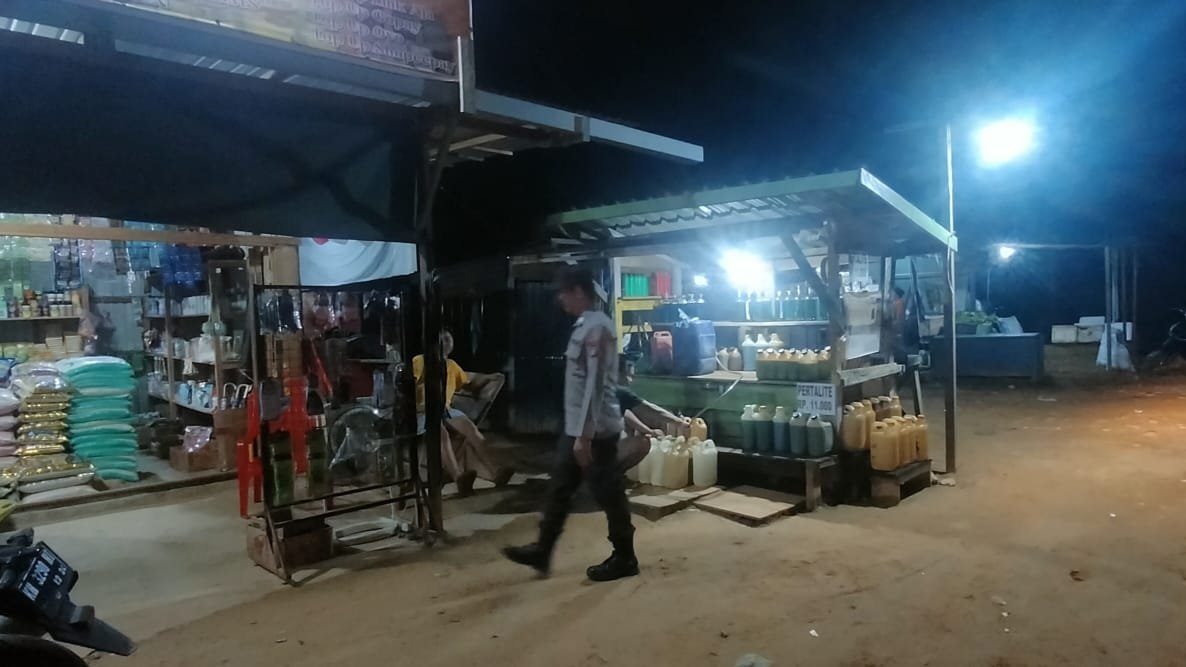 Polsek Kahayan Hulu Utara, Jaga Keamanan dengan Patroli Malam Hari