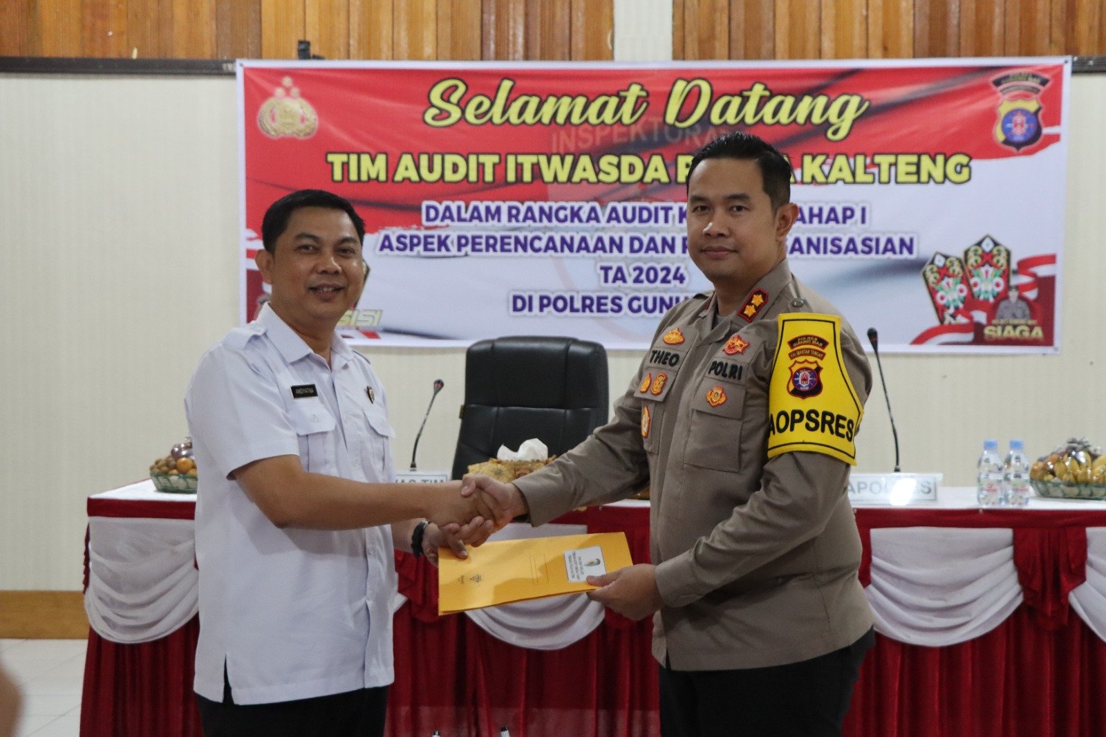 Audit Itwasda Polda Kalteng: Polres Gunung Mas Siap Perbaiki Kinerja Sesuai Rekomendasi