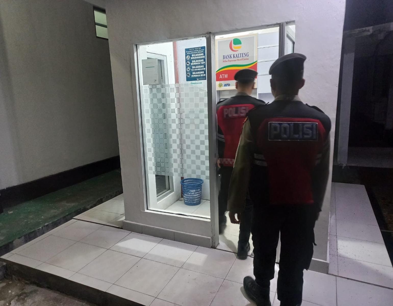 Polsek Kahayan Hulu Utara, Jaga Keamanan dengan Patroli Malam Hari