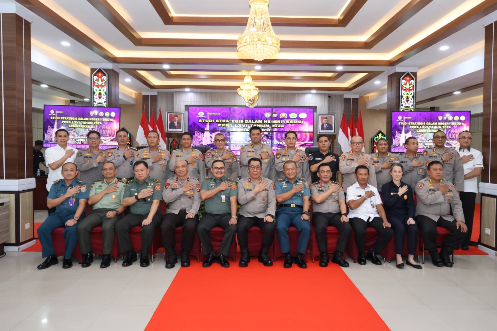 25 Serdik Lemhannas SSDN di Polda Kalteng, Kapolda Berharap Ada Masukan dan Solusi Kamtibmas