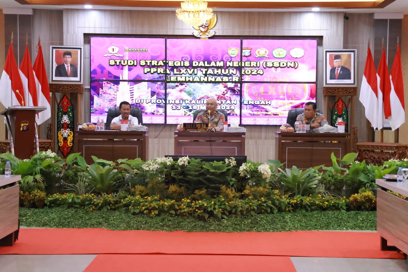 Polda Kalteng Diskusi Bersama 25 Serdik Lemhannas Bahas Strategi Dalam Menjaga Kamtibmas