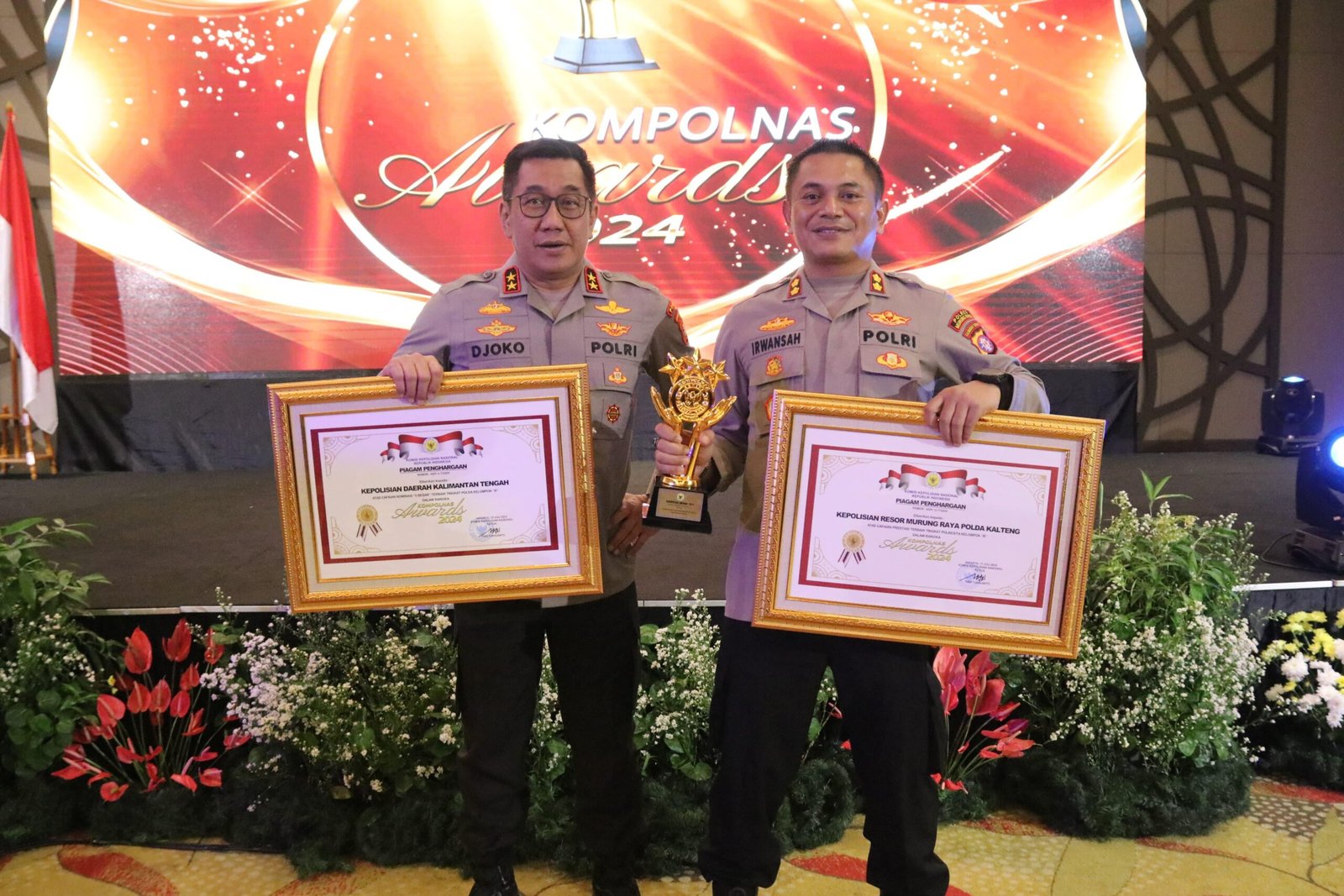 Polda Kalteng dan Polres Mura Torehkan Prestasi Dalam Ajang Kompolnas Award 2024
