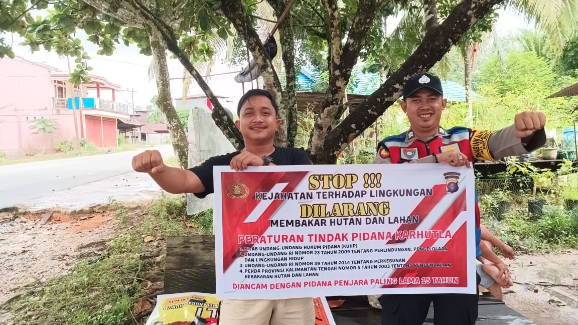 Pencegahan Kebakaran Hutan: Polsek Rungan Rutin Patroli Rawan Kebakaran