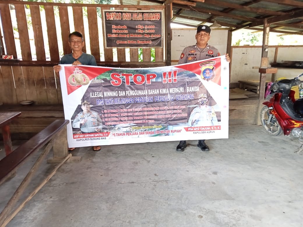 Polsek Kurun Beri Sosialisasi Tegas terhadap Bahaya Pungutan Liar