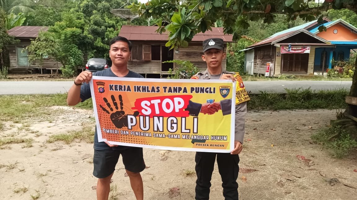 Polsek Rungan Sosialisasi Bahaya Pungutan Liar, Lindungi Hak Warga