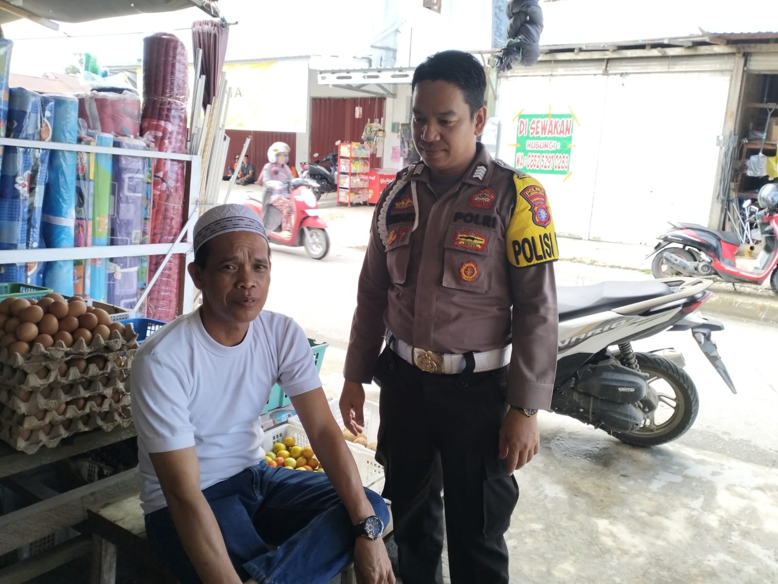 Polsek Kurun Beri Sosialisasi Tegas terhadap Bahaya Pungutan Liar