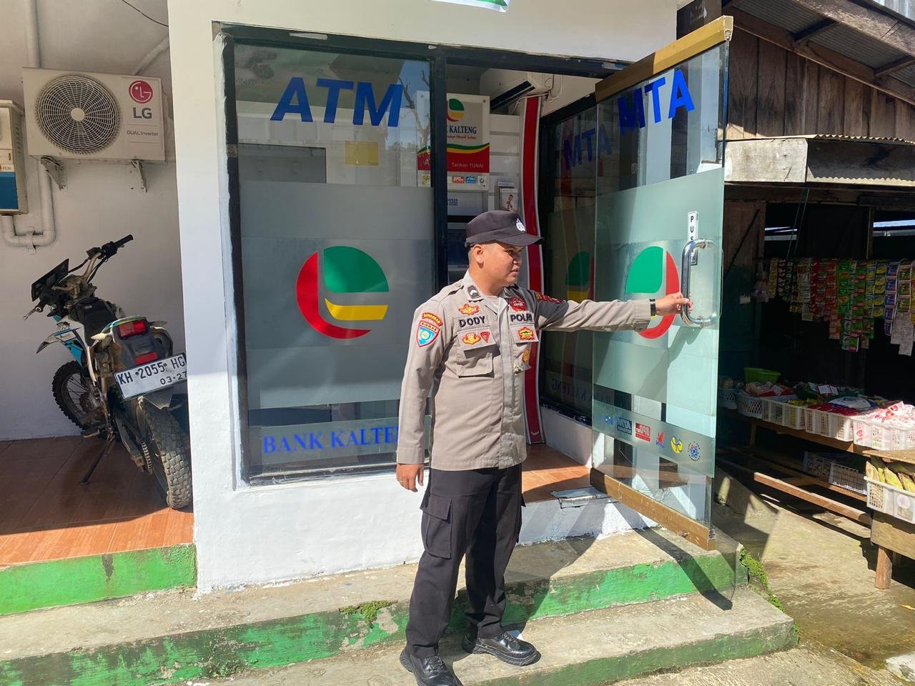 Patroli Objek Vital Polsek Kahut, Tingkatkan Keamanan Tahapan Pilkada 2024