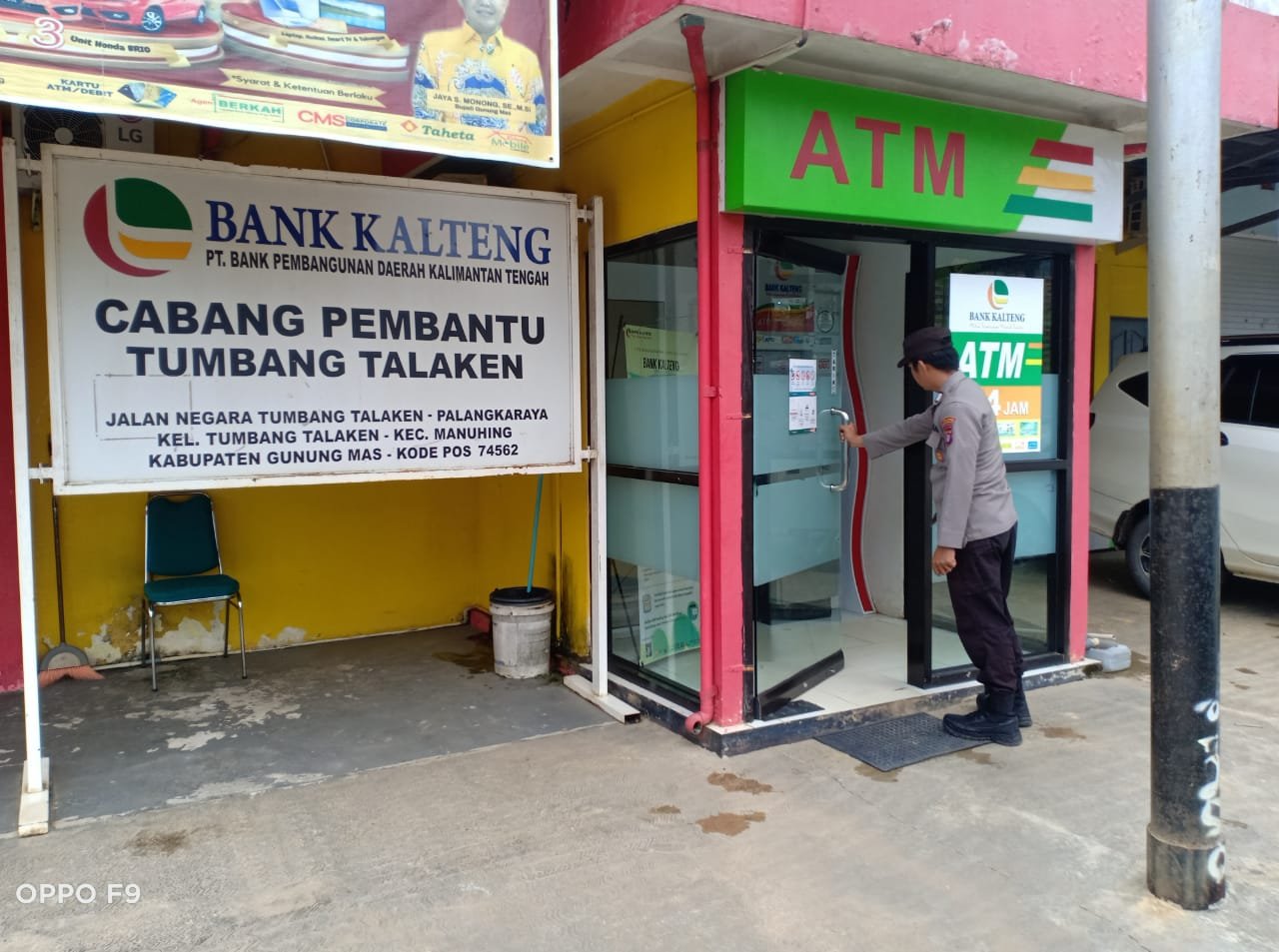 Patroli Kryd Obvit Polsek Manuhing Jaga Keamanan di Tumbang Talaken