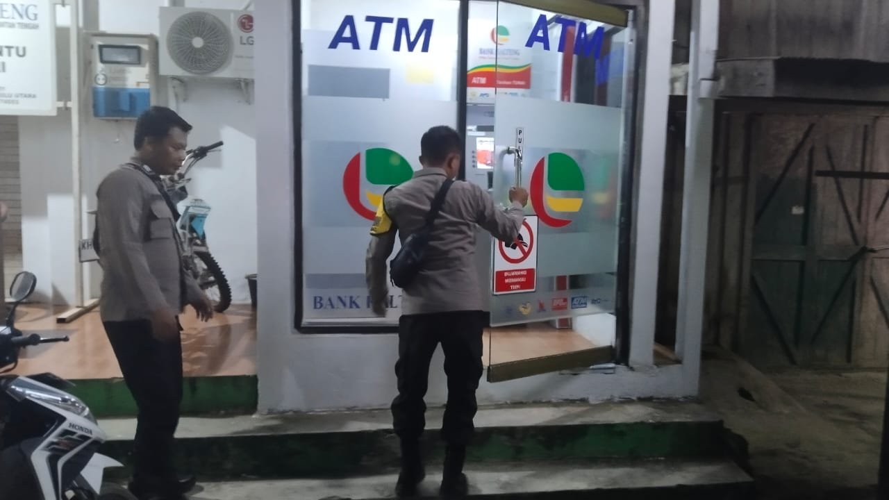 Polsek Kahayan Hulu Utara, Jaga Keamanan dengan Patroli Malam Hari