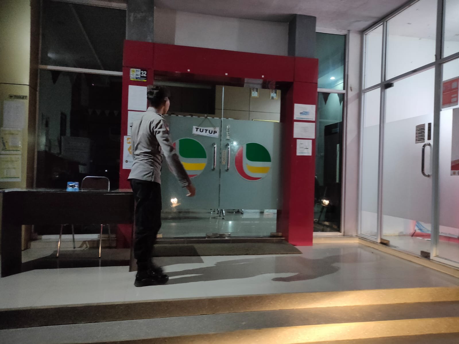 Personel Polsek Rungan Patroli Malam Hari, Cegah Gangguan Kamtibmas