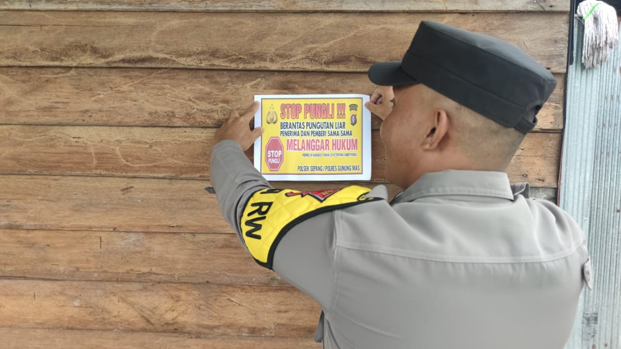 Polsek Sepang Ajak Warga Peduli hingga Pungutan Liar Punah